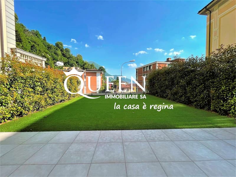 Lugano-Cassarate: appartamento 4.5 locali, 250 mq, portico, giardino, (6)