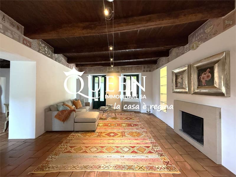 Muzzano: splendida villa di charme 6.5 locali con vista lago e ampio g (3)