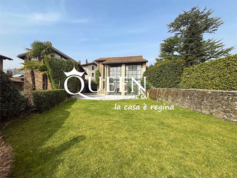 Muzzano: splendida villa di charme 6.5 locali con vista lago e ampio g (13)