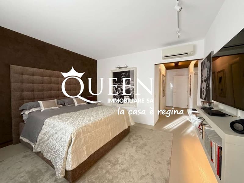 Lugano-Viganello: elegante appartamento 5.5 locali con terrazza e giar (11)