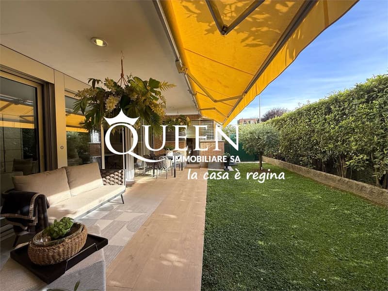 Lugano-Viganello: elegante appartamento 5.5 locali con terrazza e giar (3)