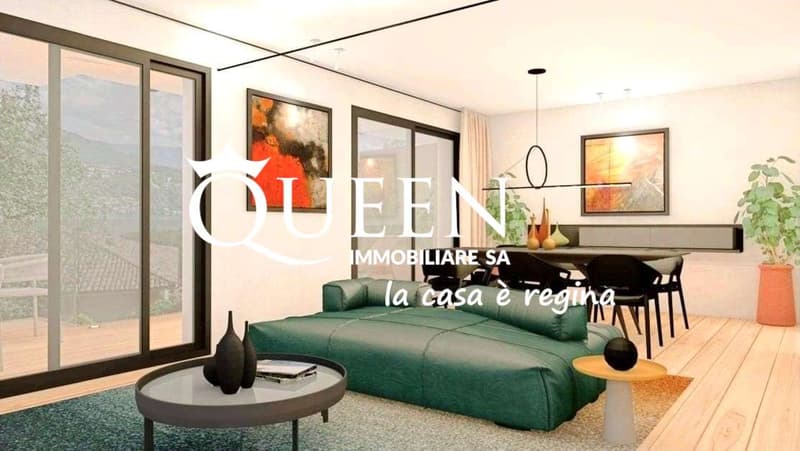 Vernate: nuova realizzazione, appartamento 3.5 locali, 130 mq, portico (8)