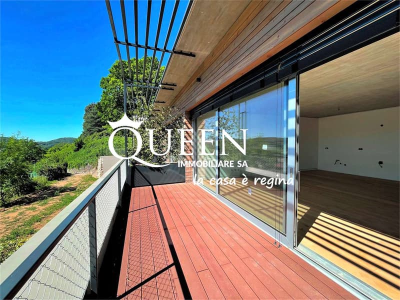 Rancate: villa terrazzata 4.5 locali, 148 mq., con splendida vista (6)