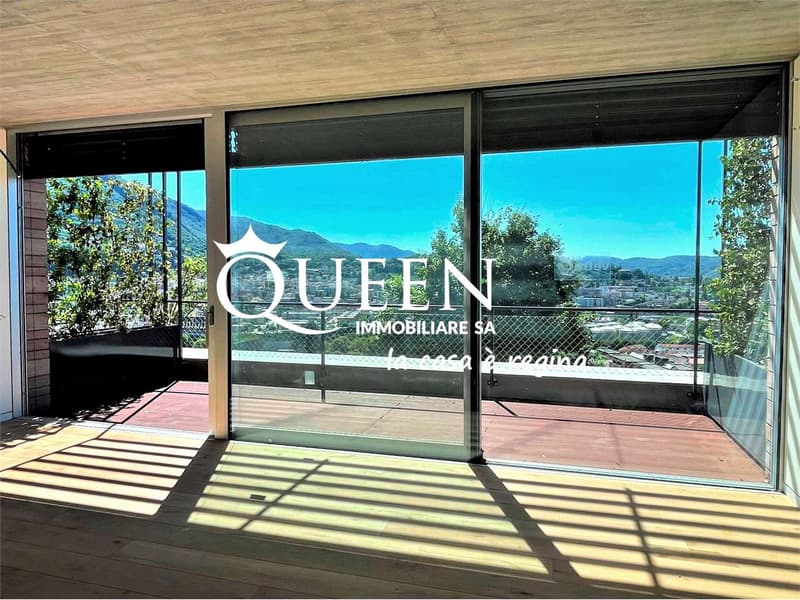 Rancate: villa terrazzata 4.5 locali, 148 mq., con splendida vista (2)