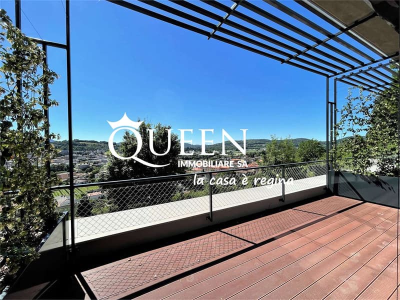Rancate: villa terrazzata 4.5 locali, 148 mq., con splendida vista (3)