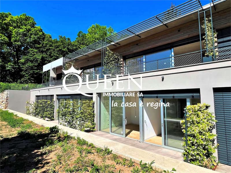 Rancate: villa terrazzata 4.5 locali, 148 mq., con splendida vista (10)
