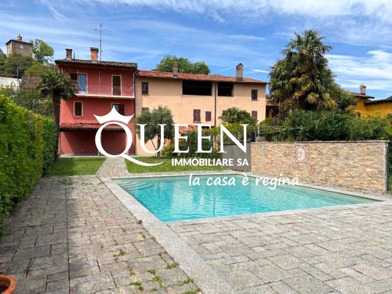 Stabio: casa di nucleo 6.5 locali con giardino, piscina e grande garag (1)