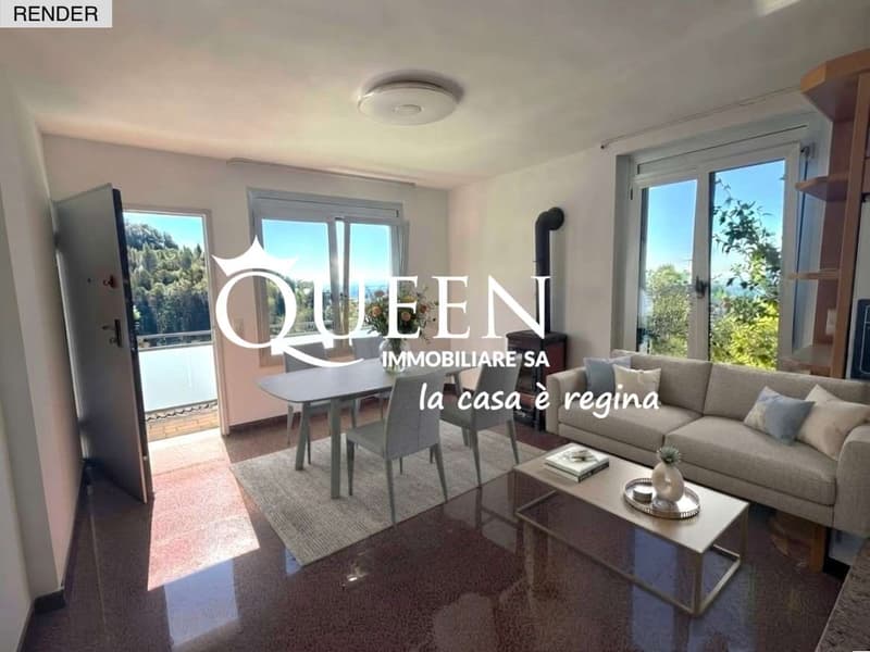Sagno: in posizione panoramica casa 5.5 locali con ascensore e grande (3)