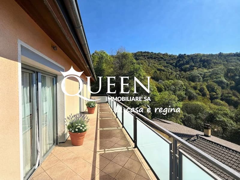 Sagno: in posizione panoramica casa 5.5 locali con ascensore e grande (11)