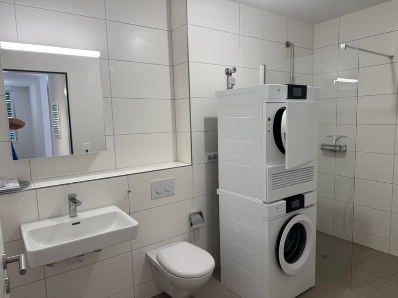 Dusche und WC