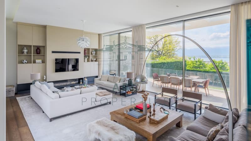 ANIÈRES - VILLA CONTEMPORAINE AVEC ACCÈS PRIVÉ AU LAC (3)