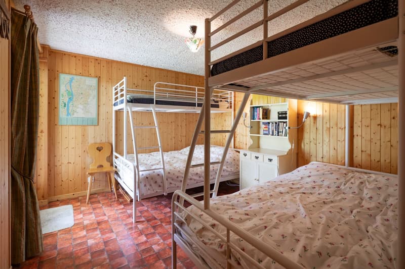 Chalet chaleureux de 5 pièces avec garage intégré et grand jardin (29)