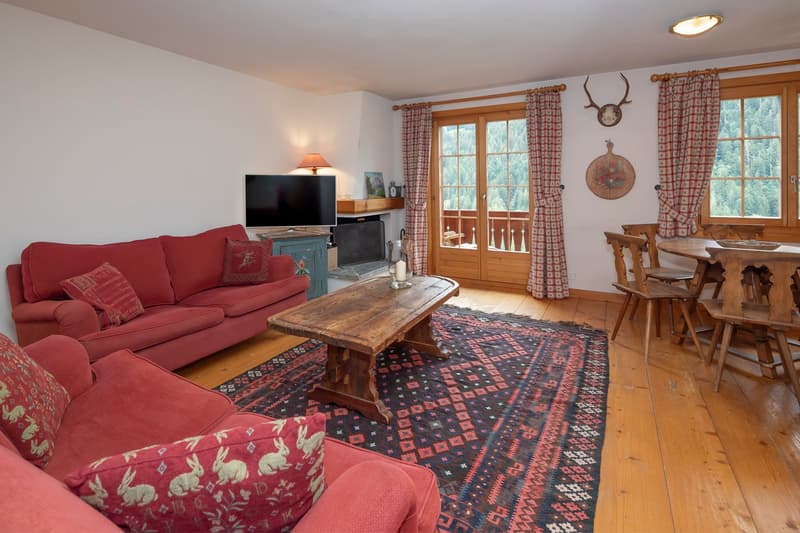 Duplex 5 pièces dans un endroit très calme et offrant une vue magnifique sur les montagnes. (10)