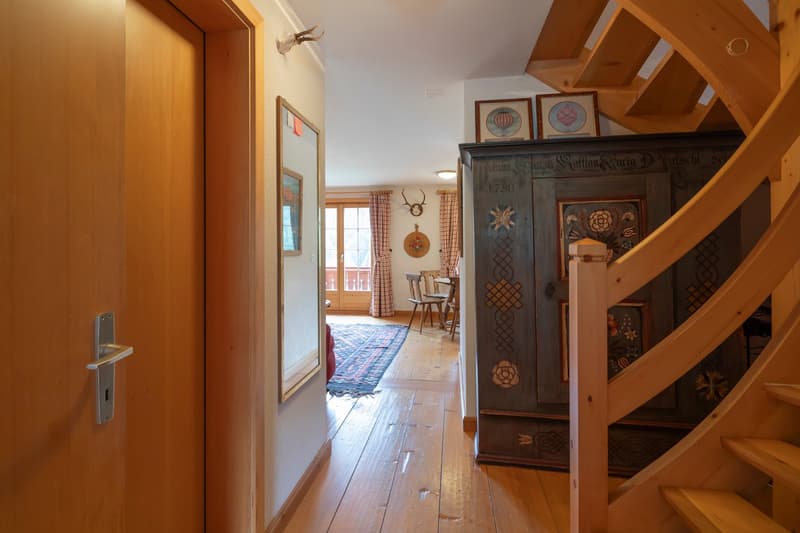 Duplex 5 pièces dans un endroit très calme et offrant une vue magnifique sur les montagnes. (4)