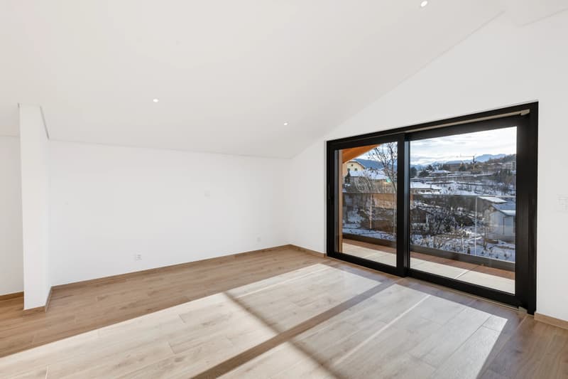 Chalet in Lens where contemporary comfort meets the art of alpine living (13)