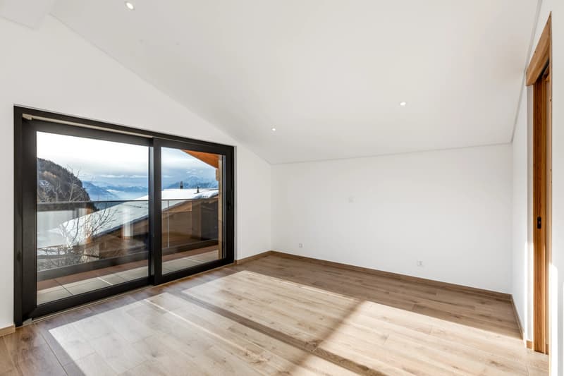 Chalet in Lens where contemporary comfort meets the art of alpine living (8)