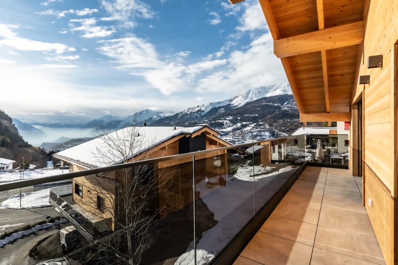 Chalet in Lens where contemporary comfort meets the art of alpine living (7)