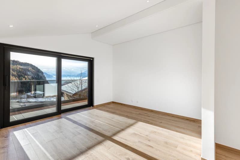 Chalet in Lens where contemporary comfort meets the art of alpine living (11)