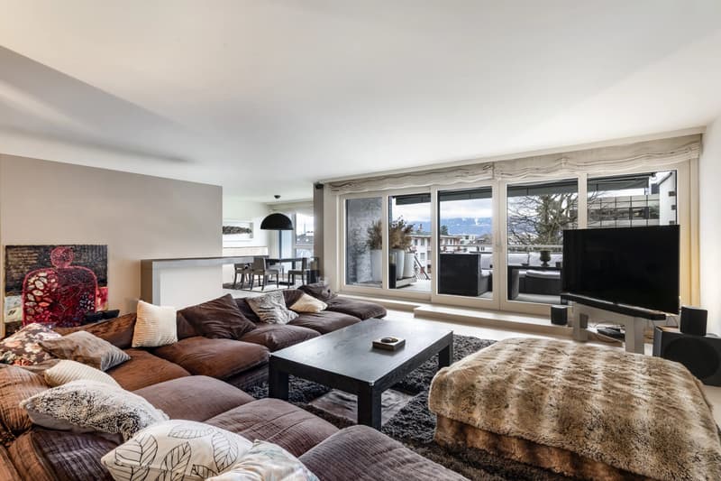 Appartement en duplex avec terrasse et jardin à Pully Sud (2)
