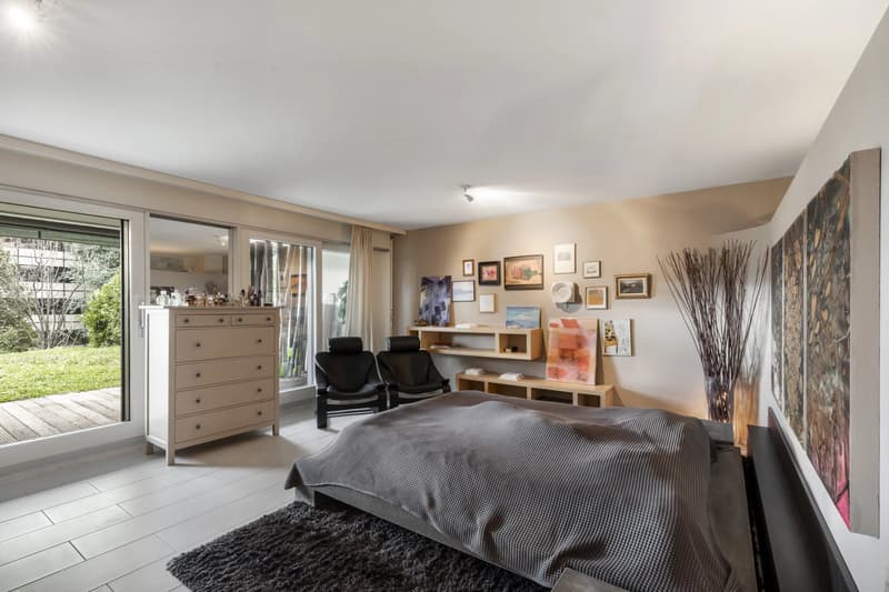 Appartement en duplex avec terrasse et jardin à Pully Sud (7)