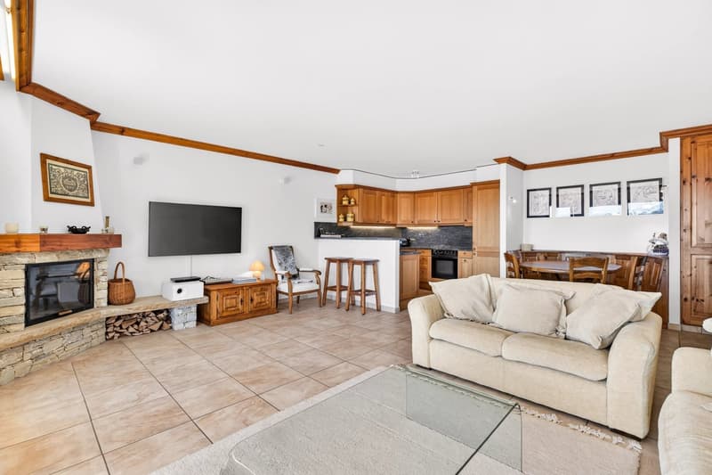 Bright apartment with panoramic views of the Alps and the Rhône Valley (3)