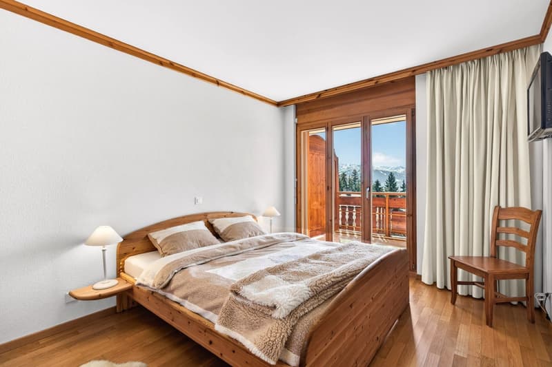 Bright apartment with panoramic views of the Alps and the Rhône Valley (6)