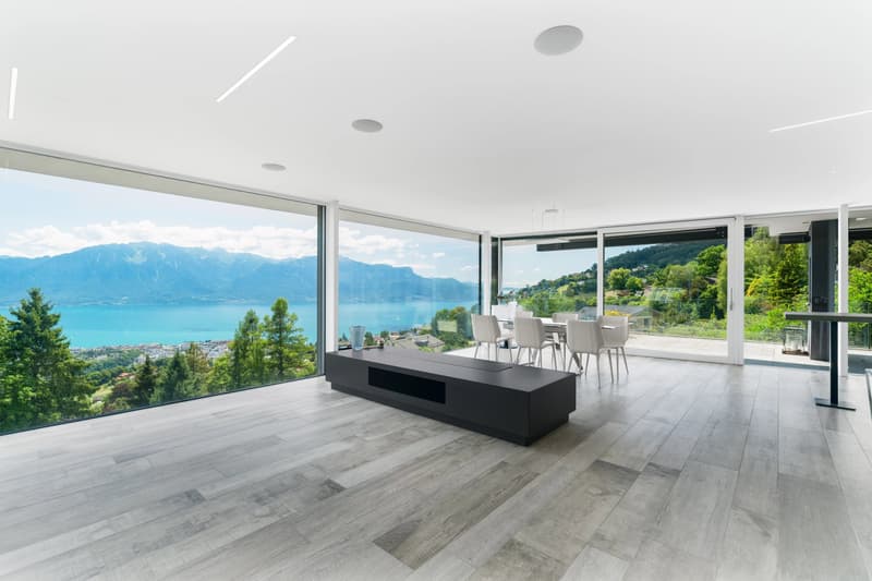 Exceptional Contemporary Villa with Panoramic Views over Lake Geneva and the Alps (1)