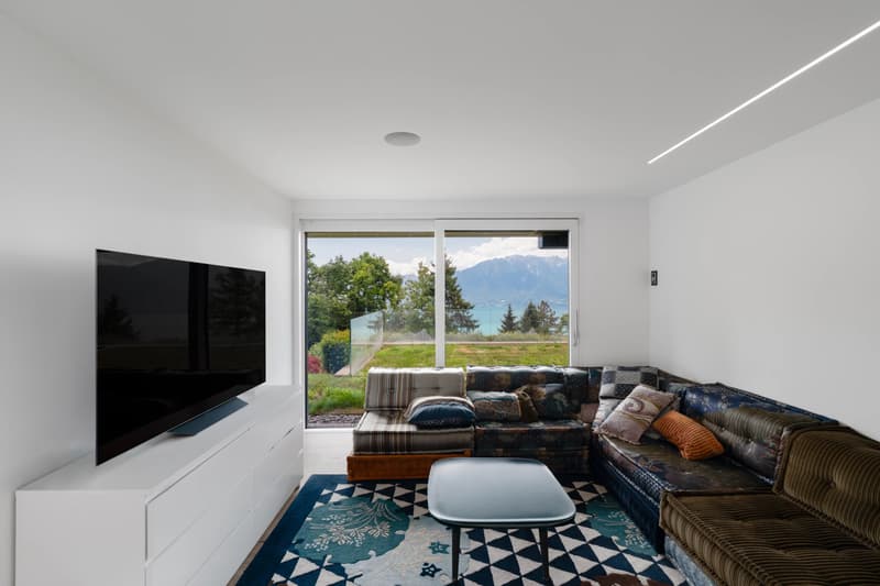 Exceptional Contemporary Villa with Panoramic Views over Lake Geneva and the Alps (8)