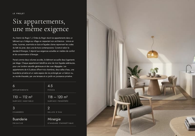 L'Orée du Rogin, 6 appartements Minergie de 4.5 pièces (4)