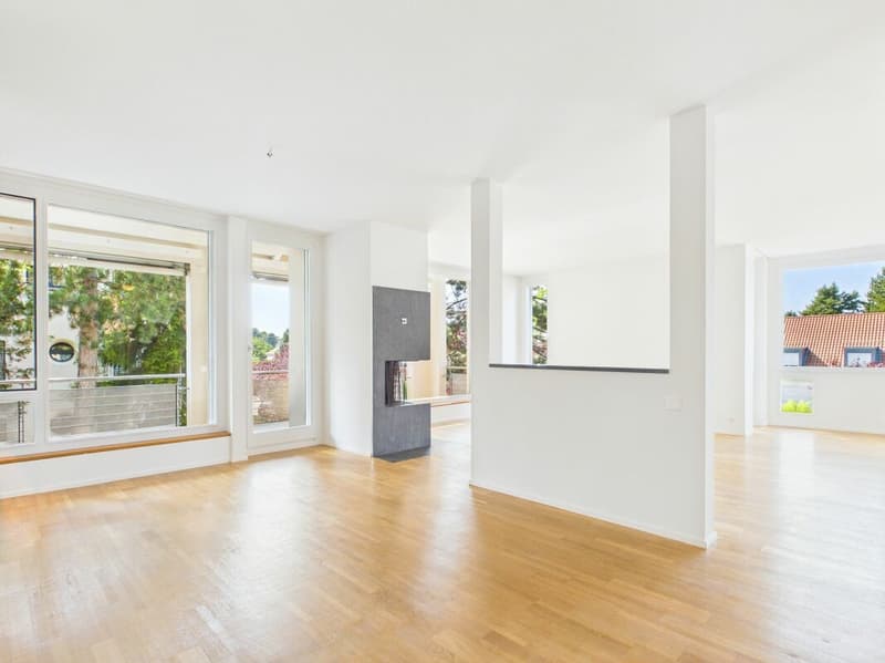 Stilvolles Wohnen auf dem Bruderholz mit Cheminée, Balkon, Terrasse und Ziergarten (4)