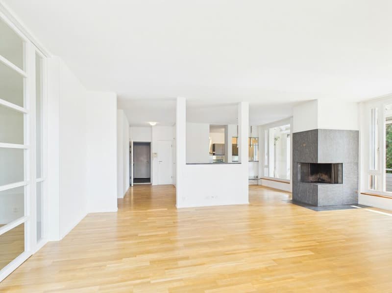 Stilvolles Wohnen auf dem Bruderholz mit Cheminée, Balkon, Terrasse und Ziergarten (3)