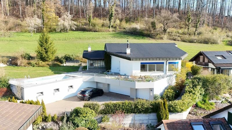 Luxuriöse Villa mit unverbaubarer Aussicht und viel Privatsphäre in Frenkendorf (30)