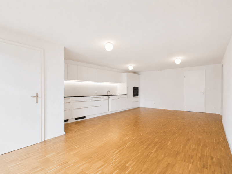 Wohnraum mit offener Küche