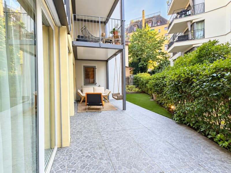 Hochwertige möblierte 2.5-Zimmer-Gartenwohnung an der Beckenhofstrasse in Zürich (12)