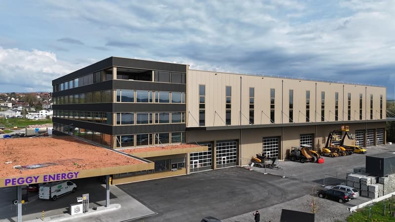 Halle industrielle à louer avec mezzanine  modulables dès 520 m²  jusquà 1'950 m²  Saint-Aubin (Broye, FR) (2)