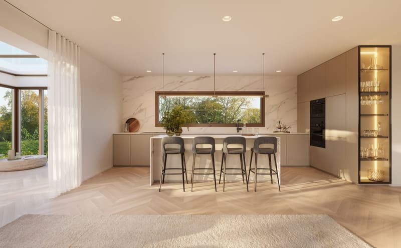 PROJET NEUF | VILLA JUMELÉE CONTEMPORAINE À PREGNY-CHAMBÉSY | Villa B (10)