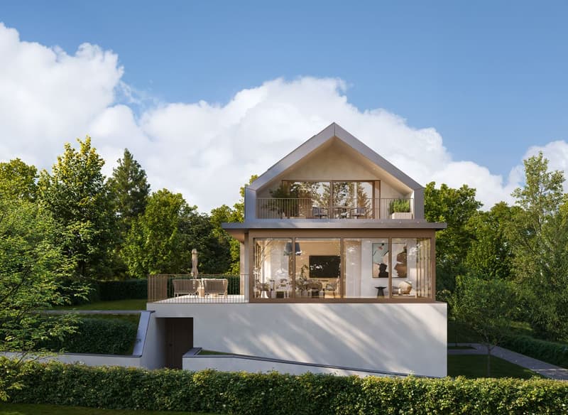 PROJET NEUF | VILLA JUMELÉE CONTEMPORAINE À PREGNY-CHAMBÉSY | Villa B (4)