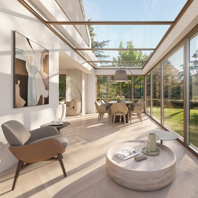 PROJET NEUF | VILLA JUMELÉE CONTEMPORAINE À PREGNY-CHAMBÉSY | Villa A (9)