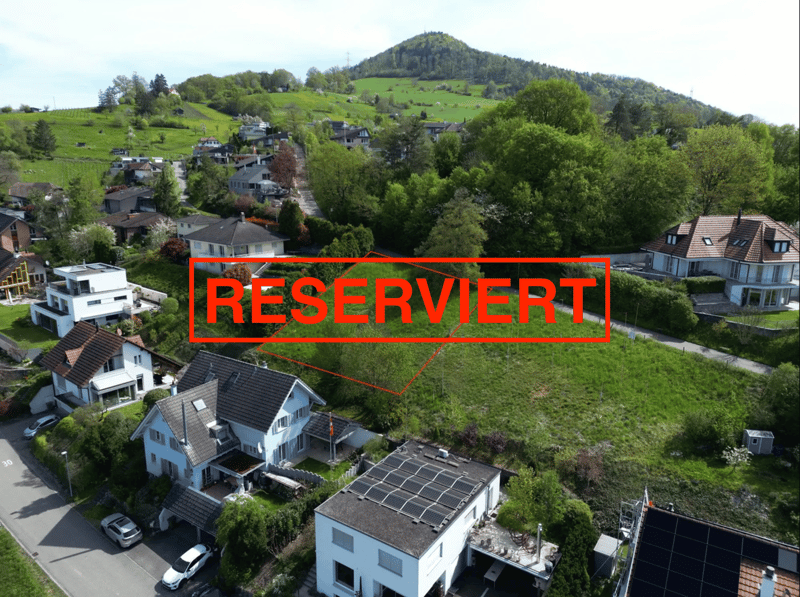 Emplacement exclusif sur une pente à Frick – 646 m² de terrain à bâtir avec vue (1)