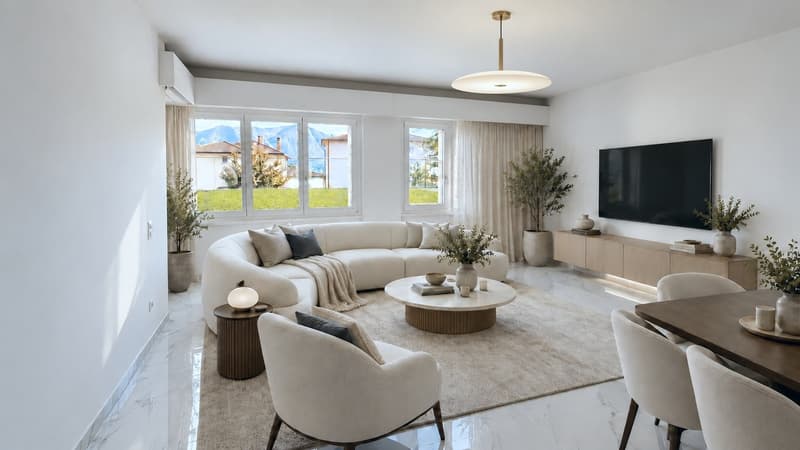 Lugano-Breganzona – 3,5 locali con terrazzo, giardino privato (1)