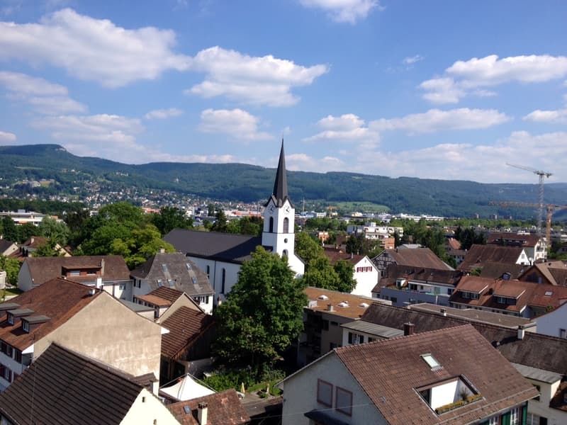 Aussicht vom Balkon