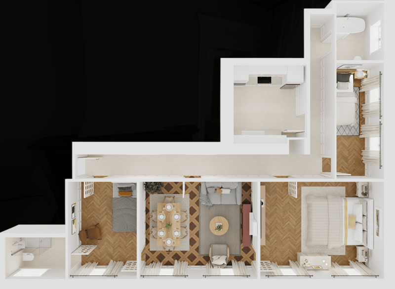 Manifique appartement (LOT 7) de 4.5 pièces avec accès privatif (5)