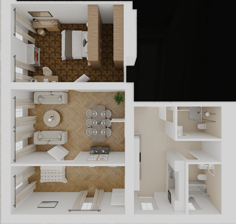 Spacieux appartement (LOT 5) de 3,5 pièces au 1er étage (3)