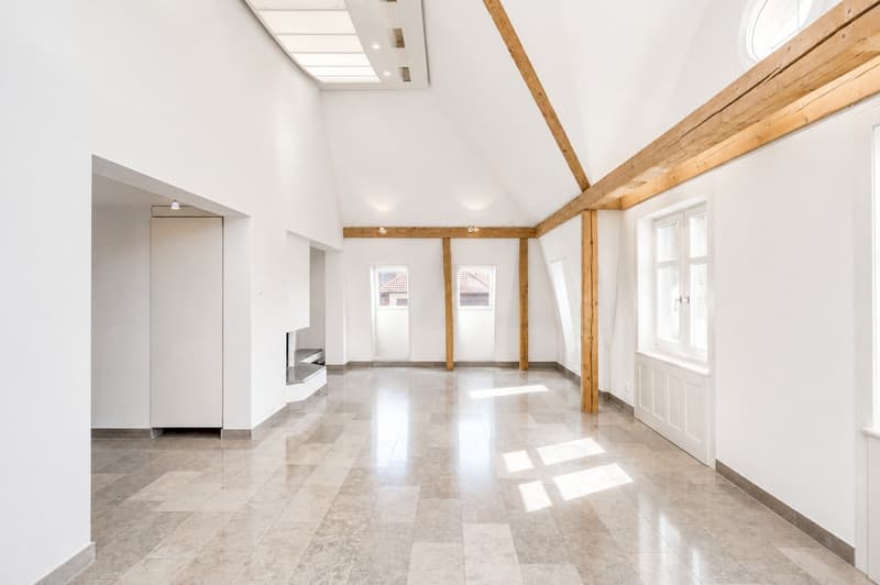 Attraktive 3.5-Zimmer-Dachwohnung mit privater Dachterrasse und Weitblick über Zürich und den Zürichsee (2)
