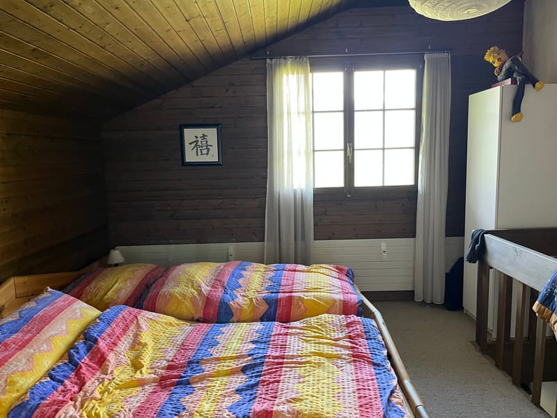 Charmante 4-Zimmer-Maisonette-Wohnung mit atemberaubendem Ausblick in Grindelwald (6)