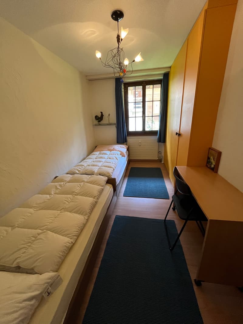 Charmante 4-Zimmer-Maisonette-Wohnung mit atemberaubendem Ausblick in Grindelwald (8)