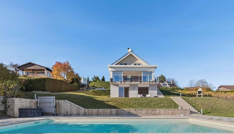 Charme et Sérénité : Villa individuelle avec piscine face aux vignobles (12)