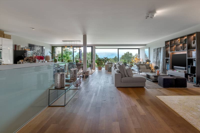 EN EXCLUSIVITÉ - duplex de 5 chambres avec terrasses, jardins et vue lac (4)