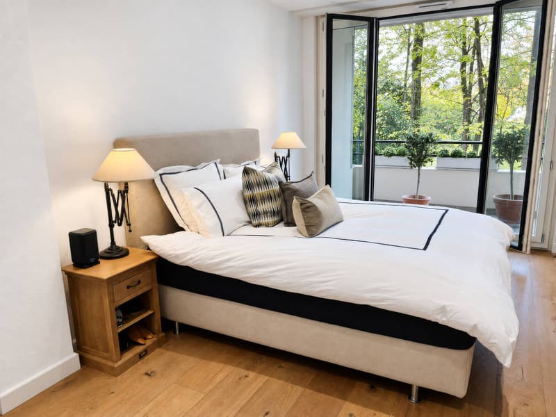 En exclusivité : Elégant appartement traversant de 3 pièces rénové avec balcons (6)
