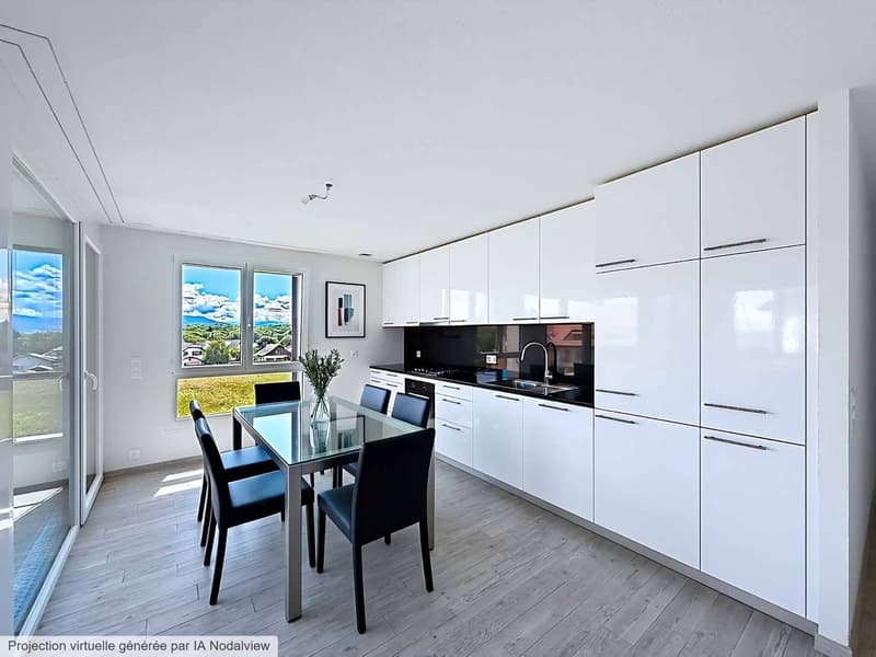 EXCLUSIVITE - Lumineux 3.5 pièces avec loggia (2)